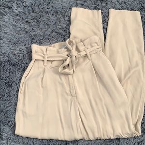 H&M Paperbag khaki pants
